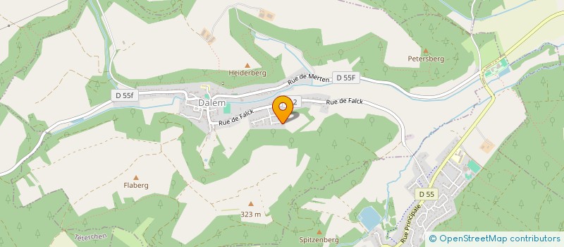 localisation de l'entreprise MADAME ELODIE SOPHIE TOFFANO  BOUZONVILLE