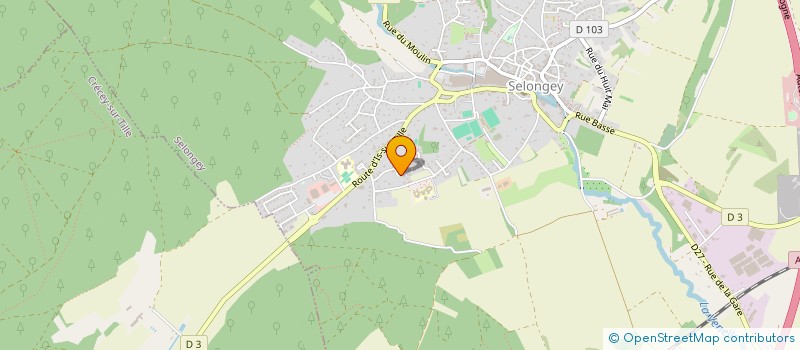 localisation de l'entreprise MADAME ELODIE SORBA  SELONGEY