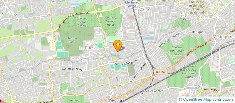 localisation de l'entreprise MADAME ELODIE SOUBEYROUX  MERIGNAC