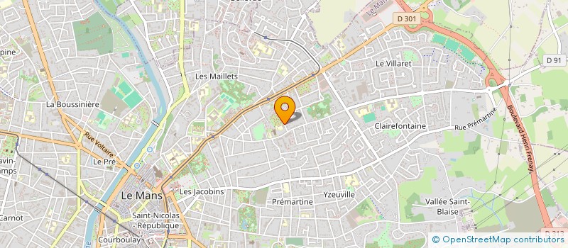 localisation de l'entreprise MADAME ELODIE SOUBRANE à LE MANS