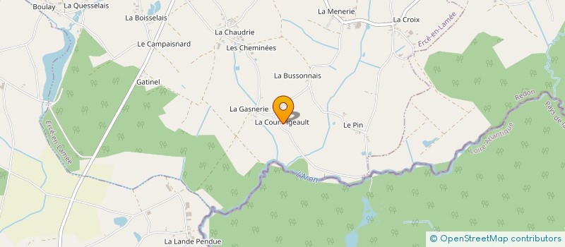 localisation de l'entreprise MADAME ELODIE SOUCHE  ERCE-EN-LAMEE