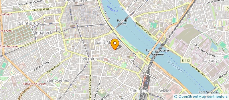 localisation de l'entreprise MADAME ELODIE SOUILLET  BORDEAUX