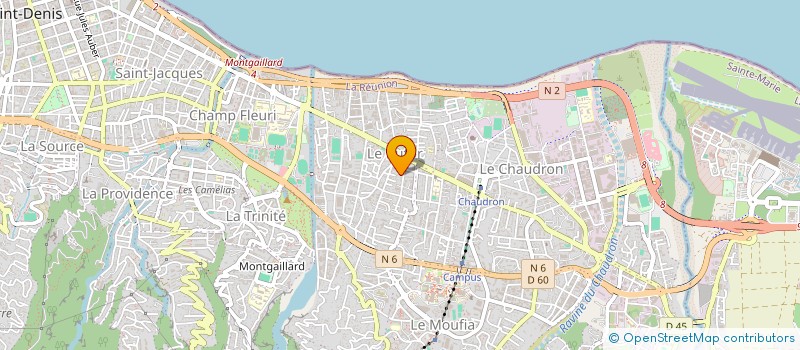 localisation de l'entreprise MADAME ELODIE SOUPAPOULE  SAINT-DENIS