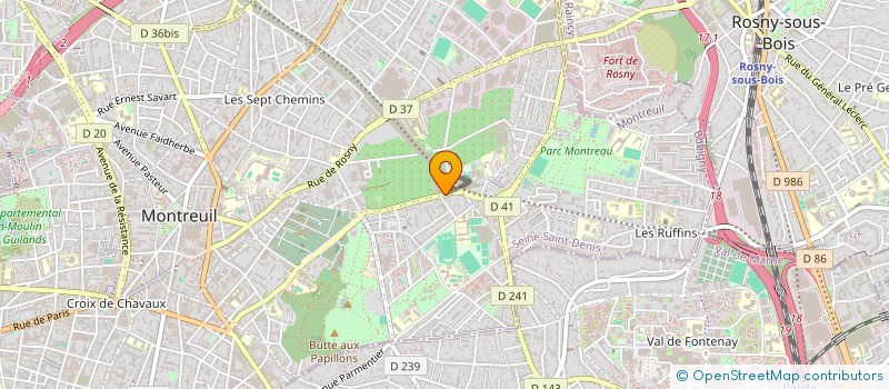 localisation de l'entreprise MADAME ELODIE SOUVAY à MONTREUIL