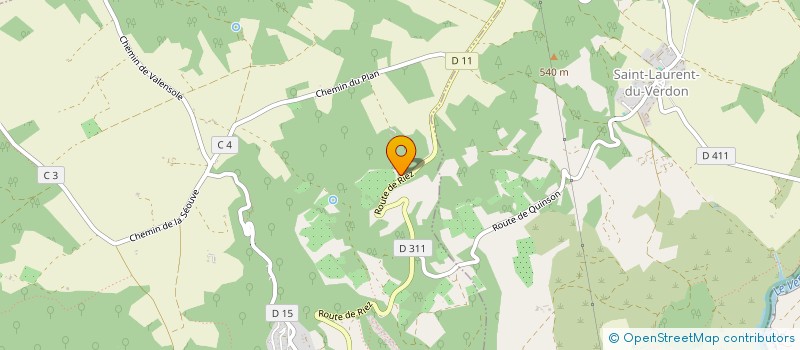 localisation de l'entreprise MADAME ELODIE STARACE  ARZON