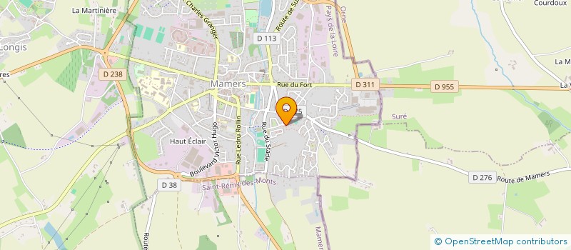 localisation de l'entreprise MADAME ELODIE STAUDER  MAMERS