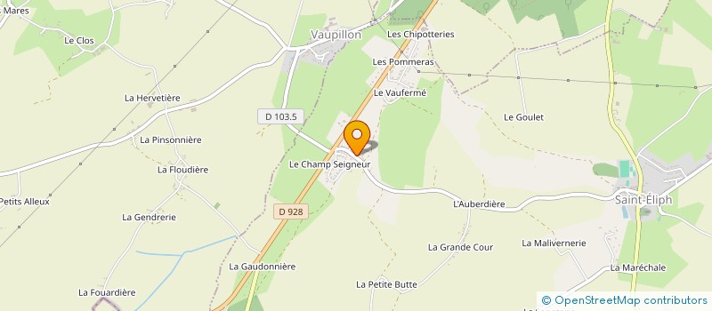 localisation de l'entreprise MADAME ELODIE STEITS à SAINT-ELIPH