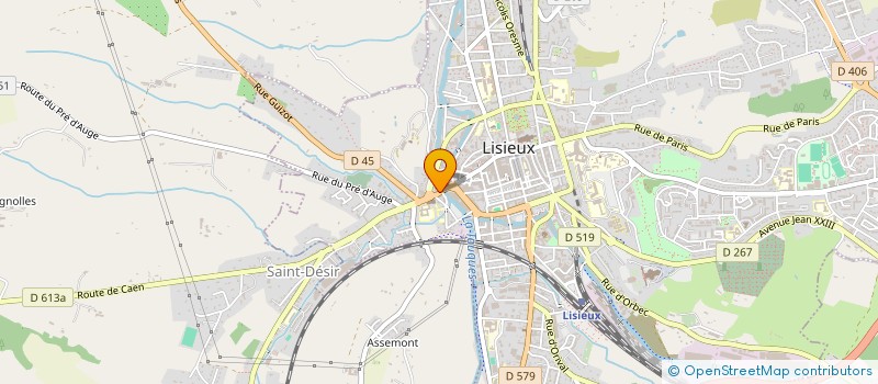 localisation de l'entreprise MADAME ELODIE STINAT  LISIEUX