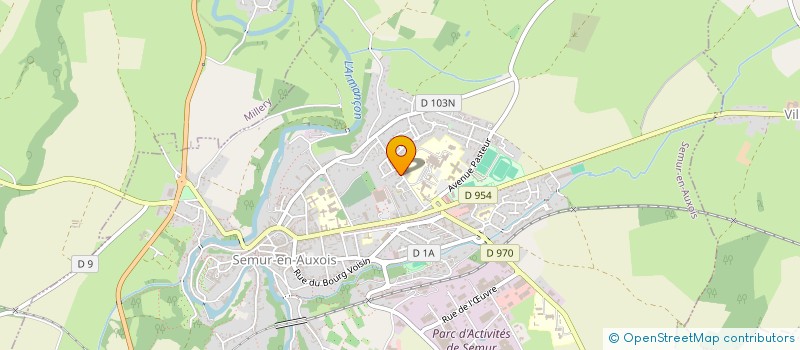 localisation de l'entreprise MADAME ELODIE STREBELLE  SEMUR-EN-AUXOIS