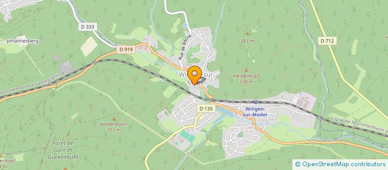 localisation de l'entreprise MADAME ELODIE STUMPF  WINGEN-SUR-MODER