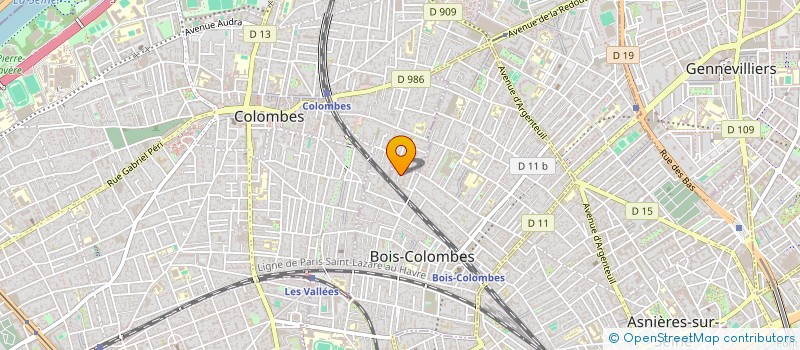 localisation de l'entreprise MADAME ELODIE SUMEIRE à BOIS-COLOMBES