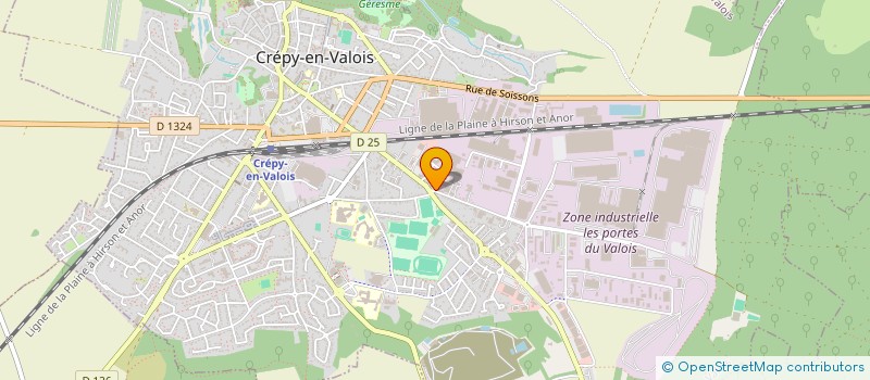 localisation de l'entreprise MADAME ELODIE SWIECICKI  CREPY-EN-VALOIS