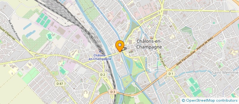 localisation de l'entreprise MADAME ELODIE SZAFRANSKI  CHALONS-EN-CHAMPAGNE