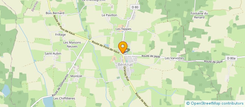localisation de l'entreprise MADAME ELODIE TABOULOT-GILOUX à BEREZIAT