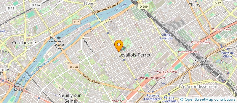 localisation de l'entreprise MADAME ELODIE TABUR à LEVALLOIS-PERRET