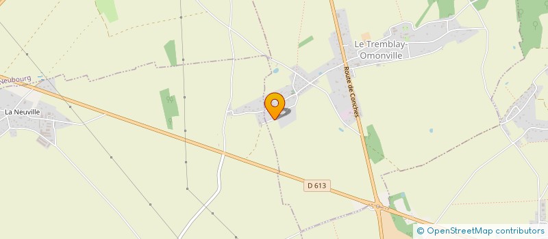 localisation de l'entreprise MADAME ELODIE TACLET  LE TREMBLAY-OMONVILLE