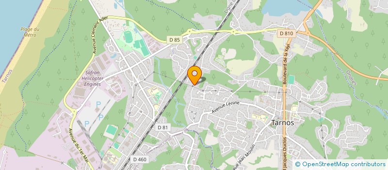 localisation de l'entreprise MADAME ELODIE TADDEI  TARNOS