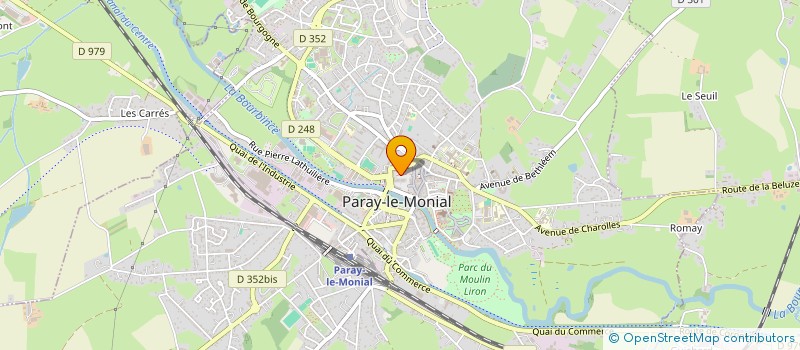 localisation de l'entreprise MADAME ELODIE TAILHARDAT à PARAY-LE-MONIAL