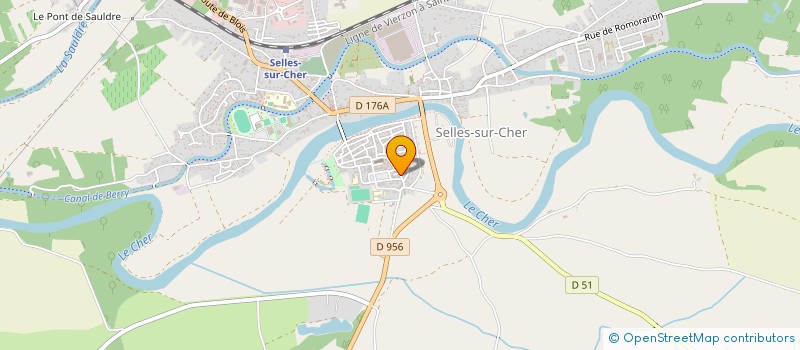 localisation de l'entreprise MADAME ELODIE TALPIN  SELLES-SUR-CHER