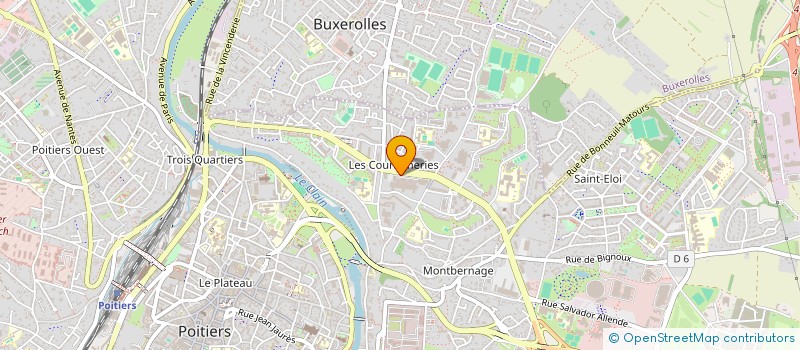 localisation de l'entreprise MADAME ELODIE TANNIER  POITIERS