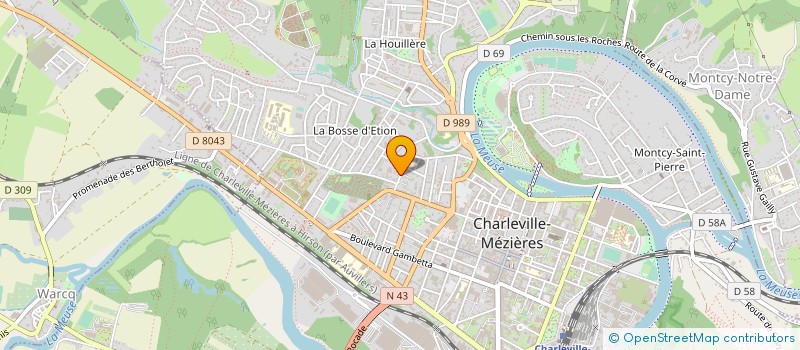 localisation de l'entreprise MADAME ELODIE TANSKI  CHARLEVILLE-MEZIERES