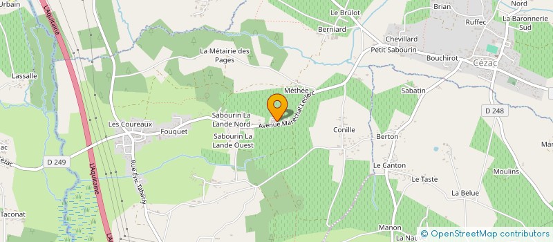 localisation de l'entreprise MADAME ELODIE TARDIVEL à CEZAC