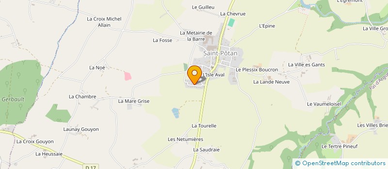 localisation de l'entreprise MADAME ELODIE TARDIVEL  SAINT-POTAN