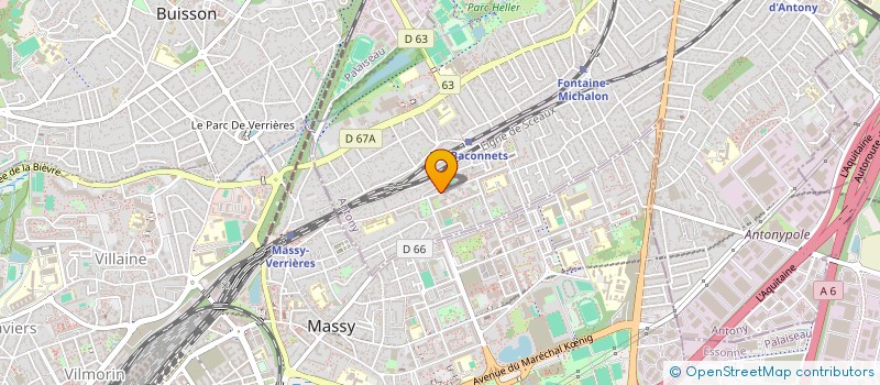 localisation de l'entreprise MADAME ELODIE TAYORO à ANTONY