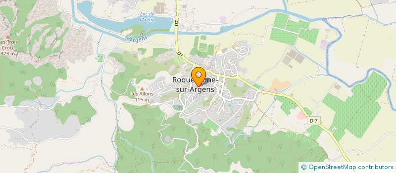 localisation de l'entreprise MADAME ELODIE TEDESCO à ROQUEBRUNE-SUR-ARGENS