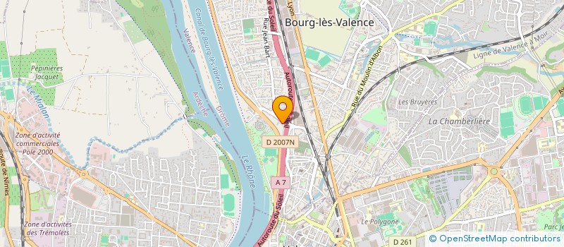 localisation de l'entreprise MADAME ELODIE TEIXEIRA à BOURG-LES-VALENCE
