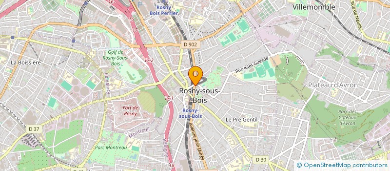 localisation de l'entreprise MADAME ELODIE TELLE à ROSNY-SOUS-BOIS