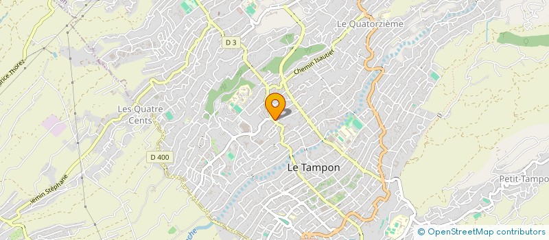 localisation de l'entreprise MADAME ELODIE TERGEMINA  LE TAMPON