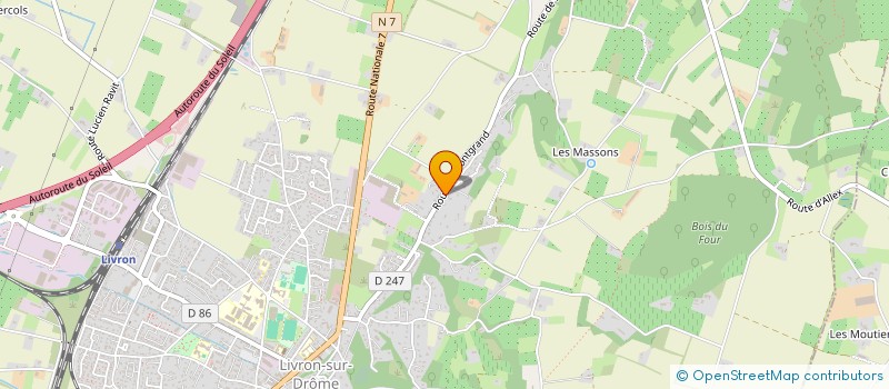 localisation de l'entreprise MADAME ELODIE TERRASSE  LIVRON-SUR-DROME