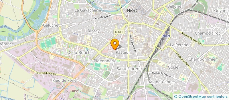 localisation de l'entreprise MADAME ELODIE TERRASSON à NIORT