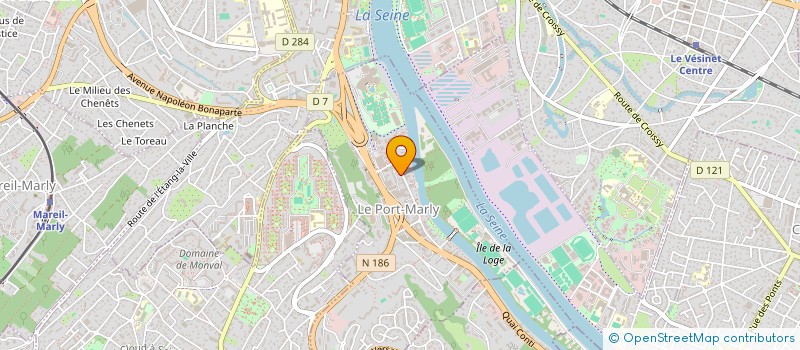 localisation de l'entreprise MADAME ELODIE TESSIER  PORT-MARLY (LE)