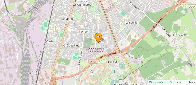 localisation de l'entreprise MADAME ELODIE TESSIER à LE MANS