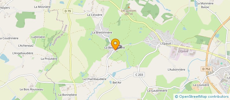 localisation de l'entreprise MADAME ELODIE TEXIER  SEVREMONT