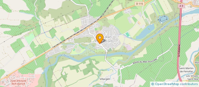 localisation de l'entreprise MADAME ELODIE THER  LEUCATE