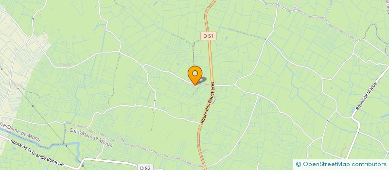 localisation de l'entreprise MADAME ELODIE THIAULT  NOTRE-DAME-DE-MONTS