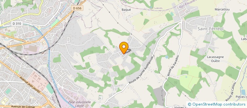 localisation de l'entreprise MADAME ELODIE THIMOTHEE  LAROQUE-TIMBAUT