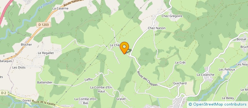 localisation de l'entreprise MADAME ELODIE THOMAS  FILLIERE