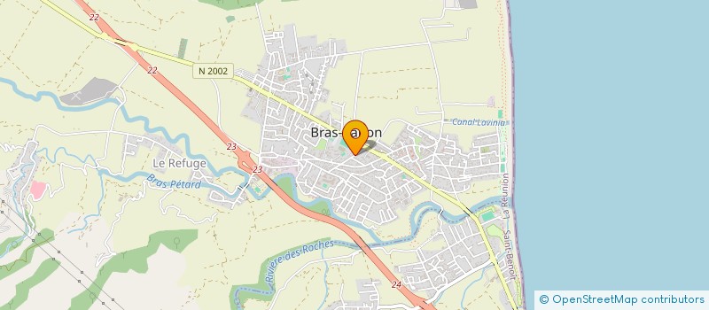 localisation de l'entreprise MADAME ELODIE TIN TIN PING  BRAS-PANON