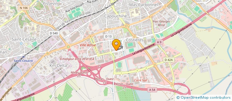 localisation de l'entreprise MADAME ELODIE TOME  NIMES