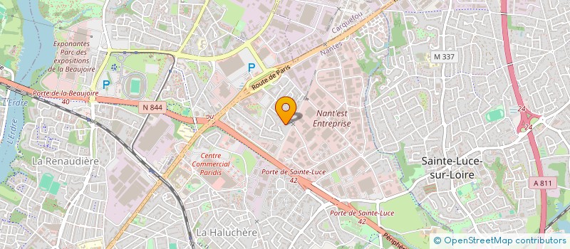 localisation de l'entreprise MADAME ELODIE TOURNEMINE  NANTES