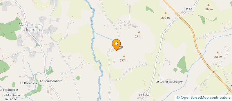 localisation de l'entreprise MADAME ELODIE TOURNEVACHE  VIRE-NORMANDIE