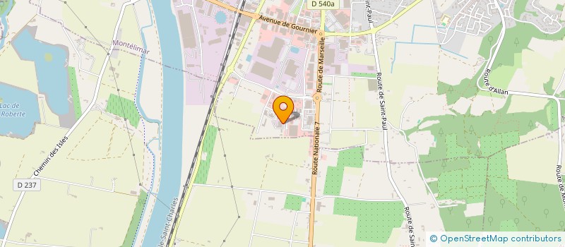 localisation de l'entreprise MADAME ELODIE TRAN à MONTELIMAR