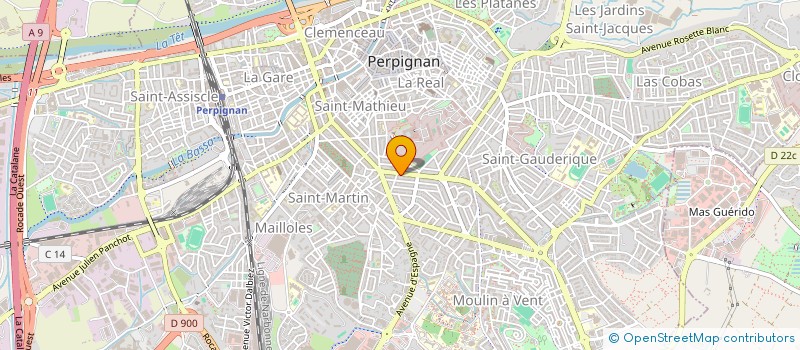 localisation de l'entreprise MADAME ELODIE TROCME  PERPIGNAN