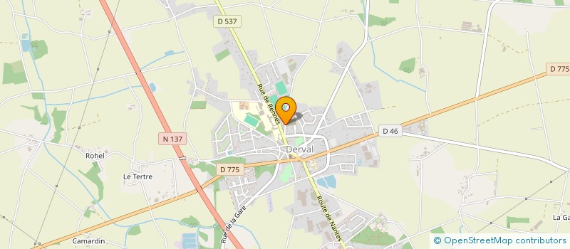 localisation de l'entreprise MADAME ELODIE TRUCHOT  DERVAL