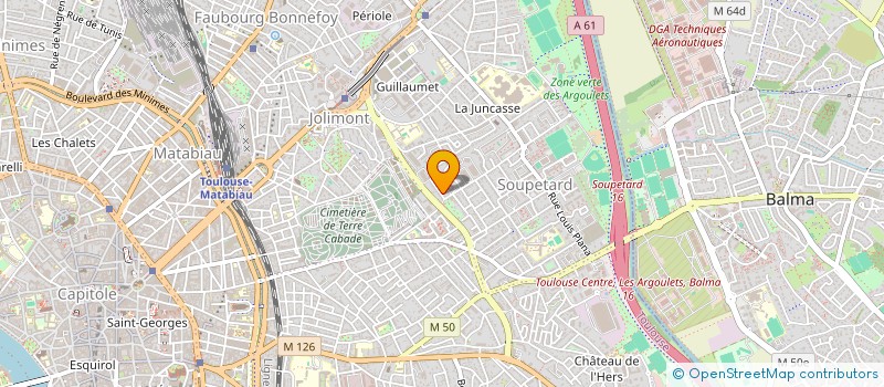 localisation de l'entreprise MADAME ELODIE TURLIER à TOULOUSE