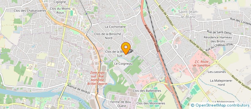 localisation de l'entreprise MADAME ELODIE TURPIN à ORLEANS